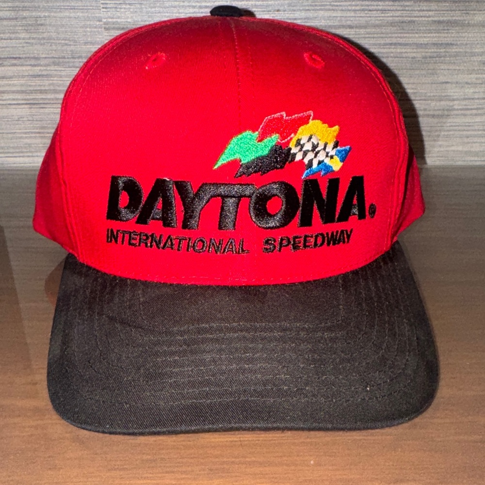 Nascar Red and Black Daytona Hat